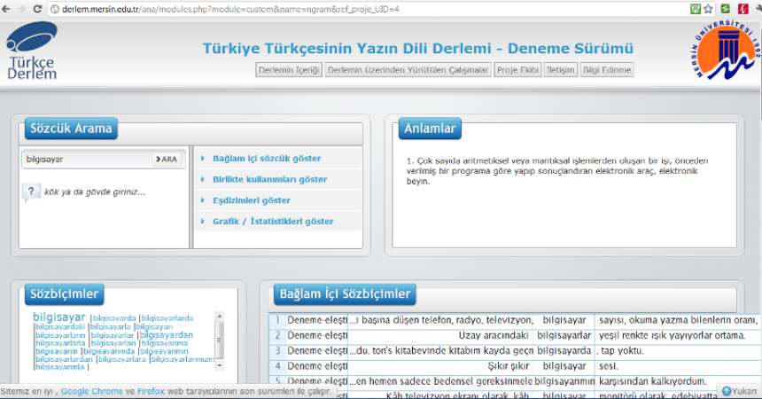 “TÜRKİYE TÜRKÇESİNİN YAZIN DİLİ DERLEMİ” PROJESİ